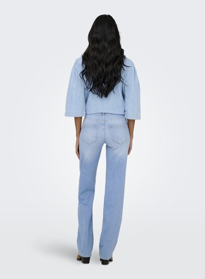 Only Straight Leg Jeans ONLBLUSH 15365460 - Light Blue Denim