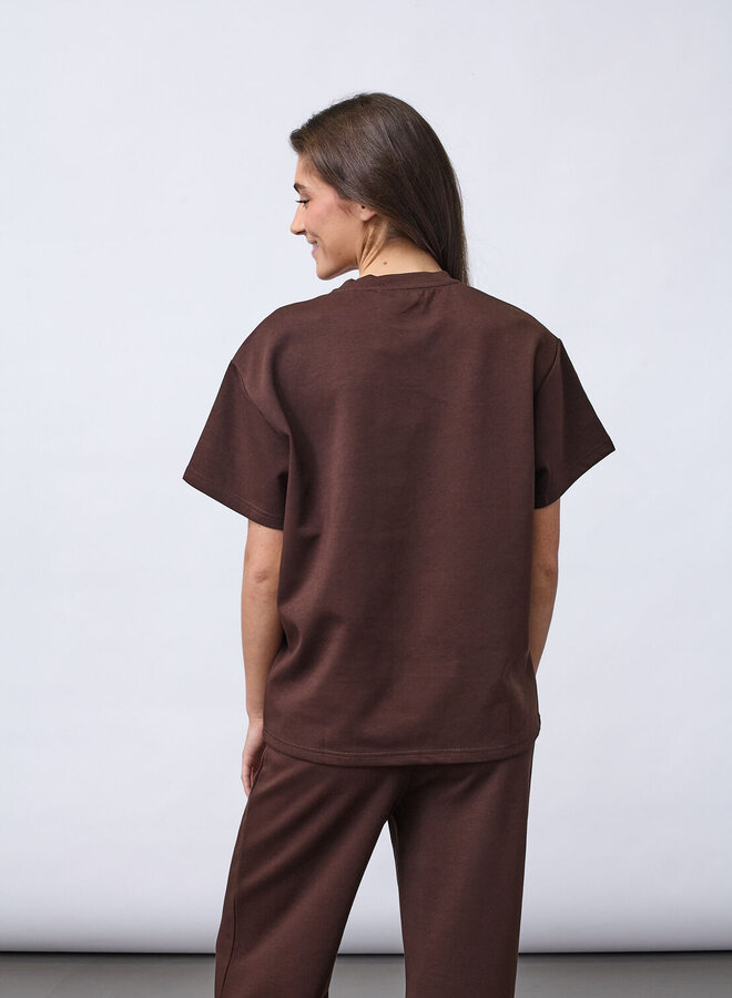 Sisters Point T-Shirt 19786 VEDA-SS - 222 D. Chocolate