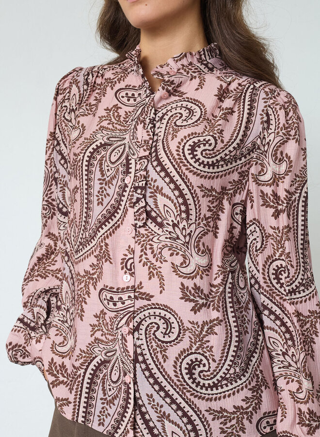 Sisters Point Blouse 19459 Virsa-Sh14 - 804 Mauve Paisley