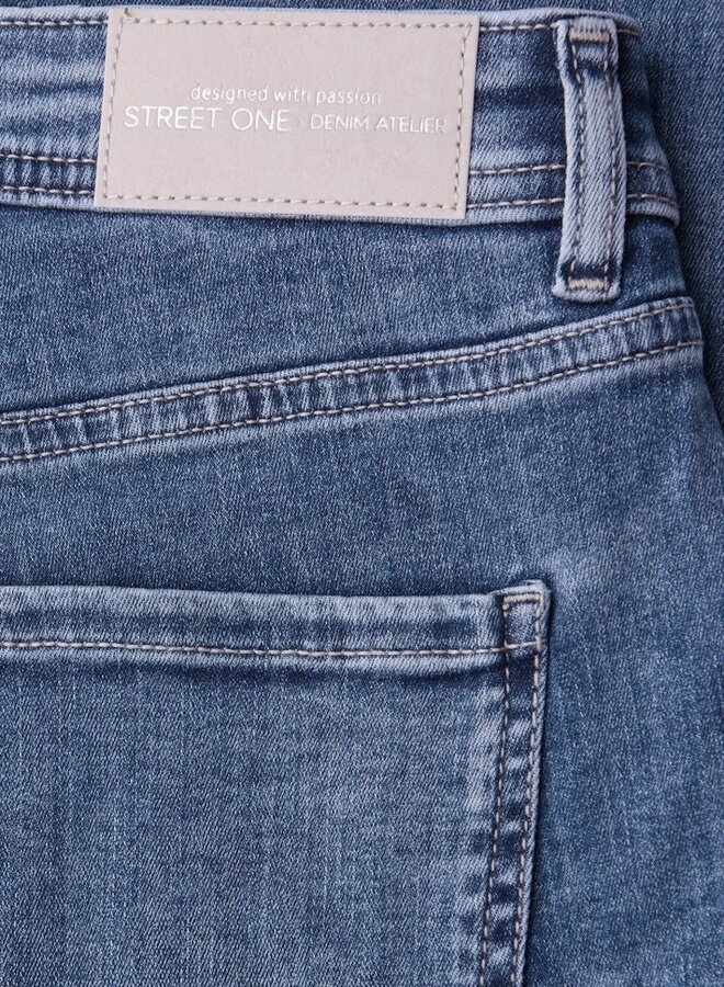 Street One Slim Fit Jeans Jane Style 380351 - Medium Blue Washed - 17708 30