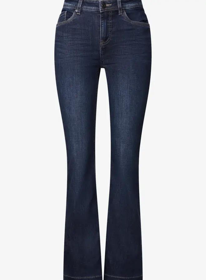 Street One Bootcut Jeans Style QR - Dark Indigo Washed - 17041 32