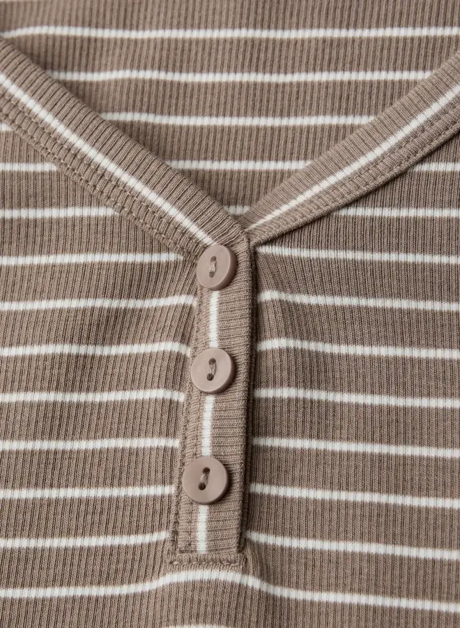 Street one printed shirt w.rounded v-neck - 27462