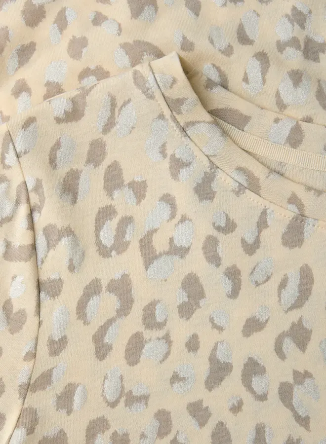 Street one basic shirt w.shiny leo print - 37462