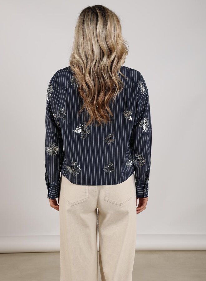 Nukus Blouse Tessa NKS02151 - 70 Navy