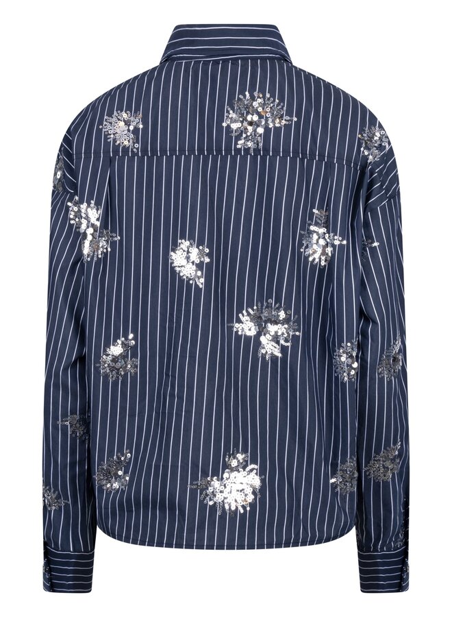 Nukus Blouse Tessa NKS02151 - 70 Navy