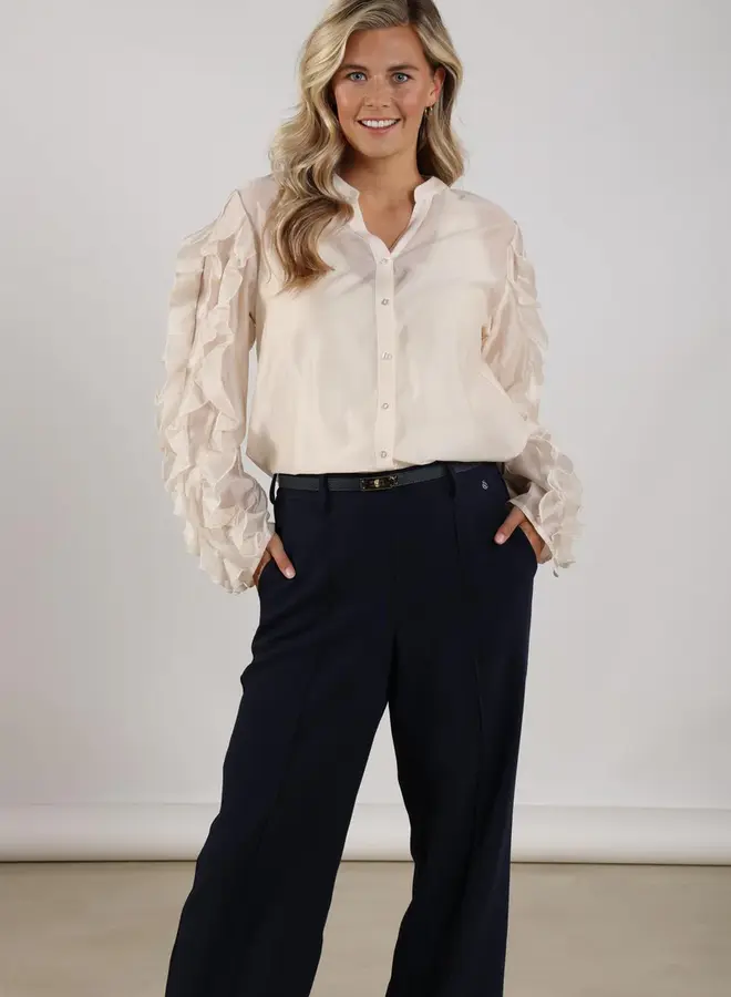 Ruffle Blouse Margriet NKS02225 - 17 Off White