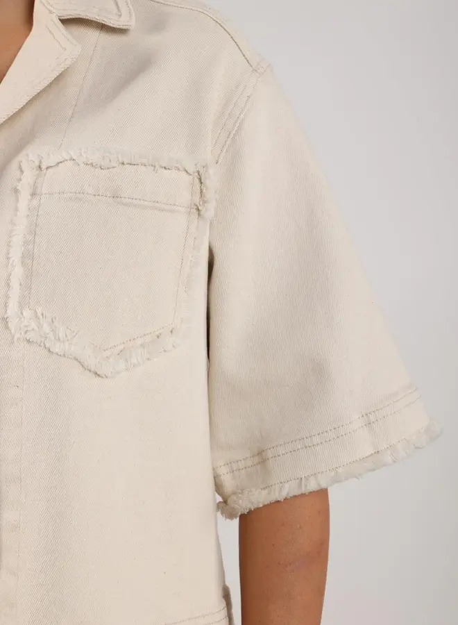 Nukus Denim Jacket Charlie NKS13090 - 17 Off White