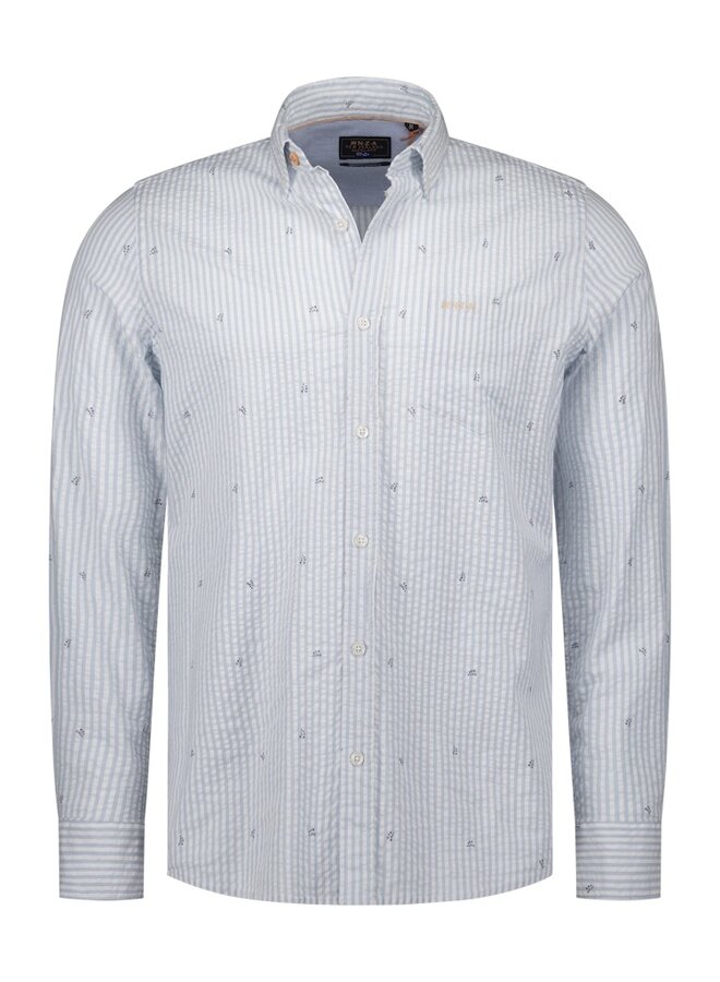 New Zealand Auckland Overhemd 26AN552 - 1670 light blue