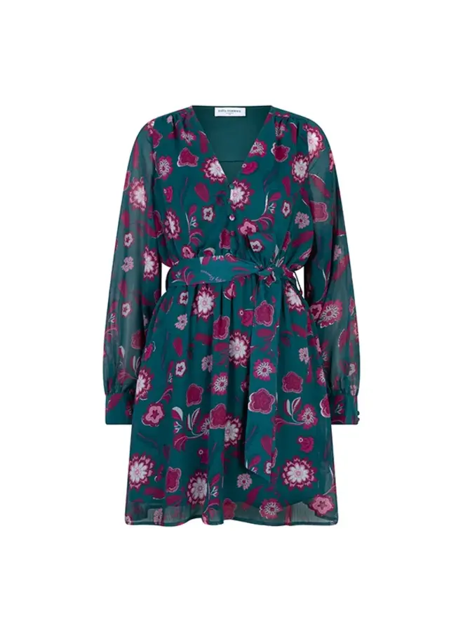 Lofty manner Jurk Lux  RB21.1 - 704 Silver Flower