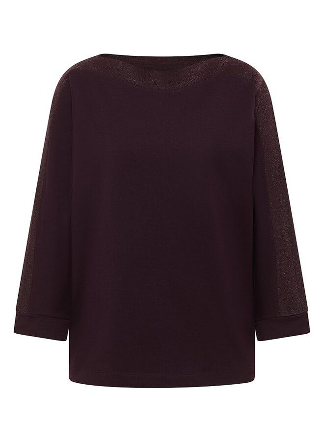 Cecil Top 324293 - Eggplant Red