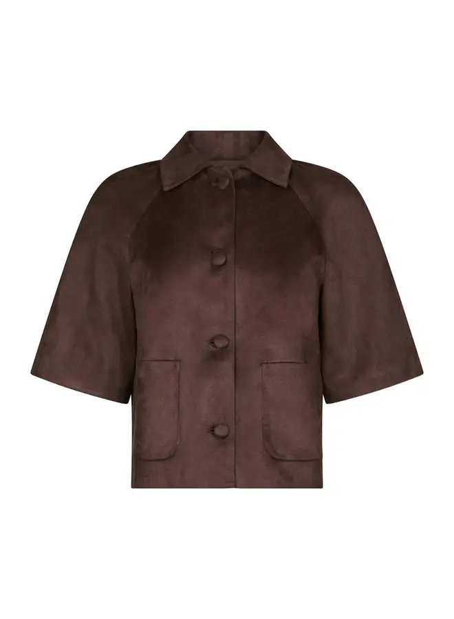 Neo Noir Kort Jasje 168268 Editta Jacket - 676 Dark Brown