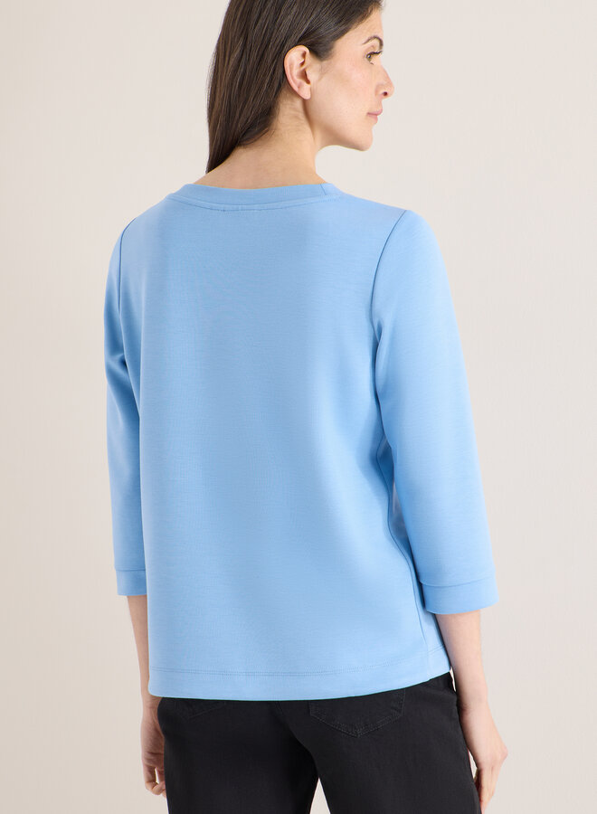 Cecil T-shirt Soft Touch 324663 - 17410 Cloud Blue