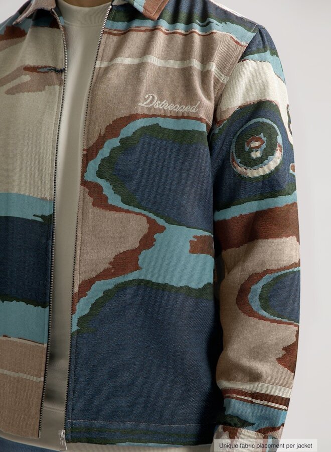 Dstrezzed Overshirt Carter 155006 - 621 Blue Fusion