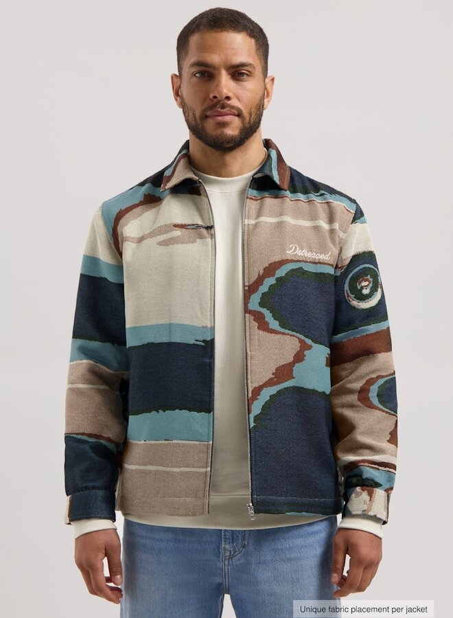 Dstrezzed Overshirt Carter 155006 - 621 Blue Fusion