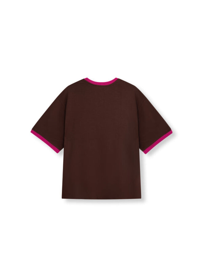 Refined Department T-shirt Loui R2602711923 - 600 Brown