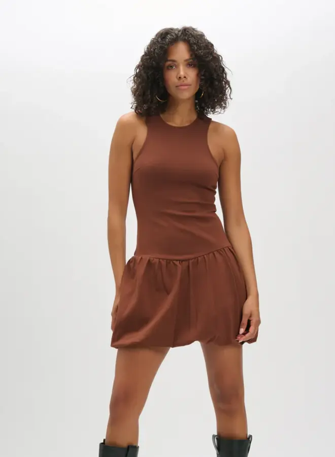 Jurk Lenny R2602327910 - 600 Brown