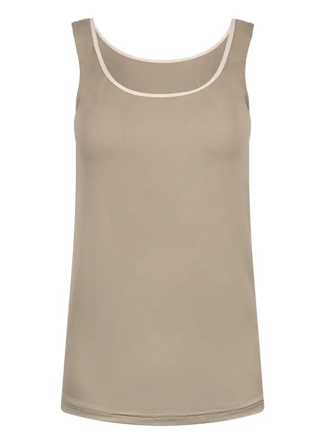 Nukus Top Juba Singlet NKS01186 - 381 Army/Gold