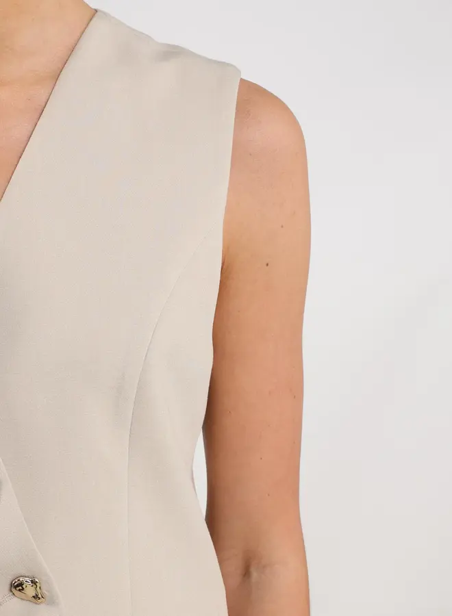 Nukus Top Julia Gilet NKS08028 - 9 Sand