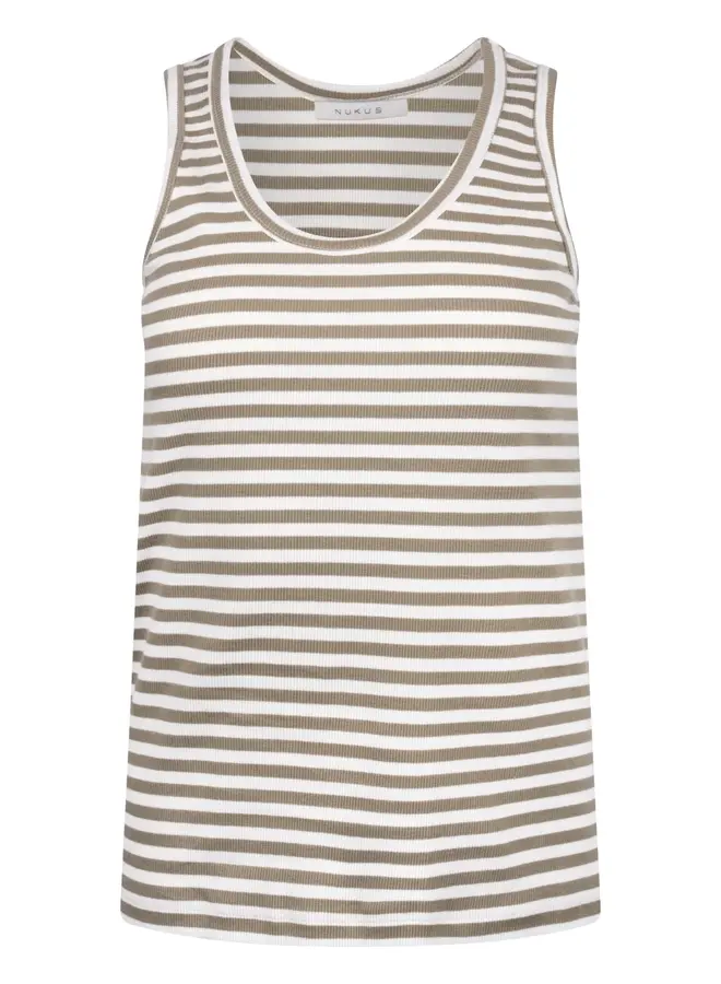 Nukus Top Steffie Singlet NKS01169 - 281 Offwhite/Army