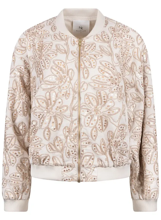 Nukus Jas Ginny Bomber Paillet NKS13083 - 9 Sand