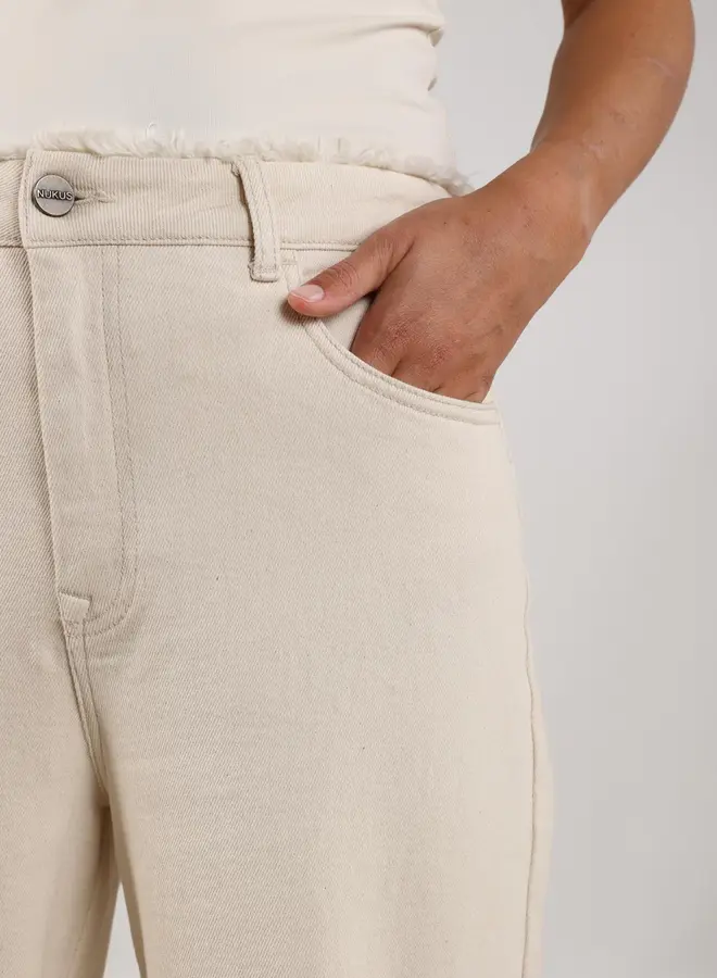 NUKUS Jeans Shay Pants Ruffle NKS09064 - Off White