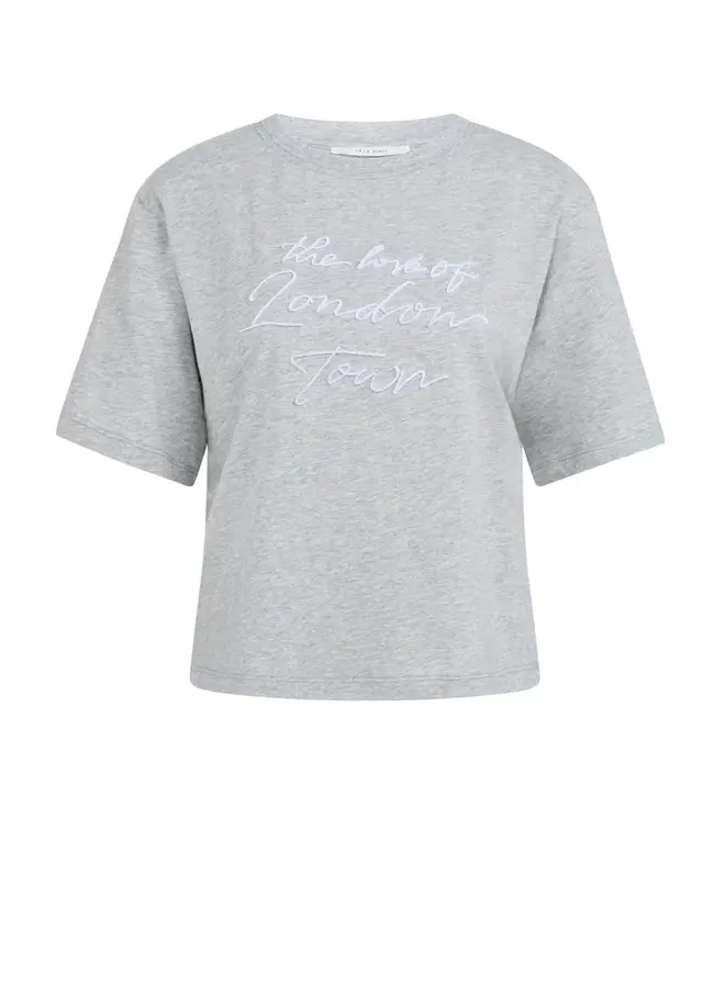 Yaya T-shirt 01-719081-602 - Pure White Dessin