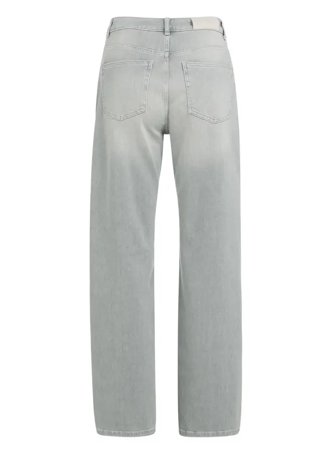 Yaya Jeans Cargo Wijde Pijpen 01-311130-602 - Mid Grey Denim