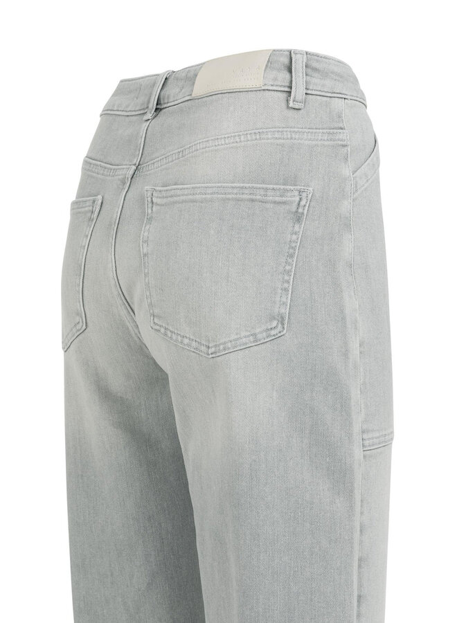 Yaya Jeans Cargo Wijde Pijpen 01-311130-602 - Mid Grey Denim