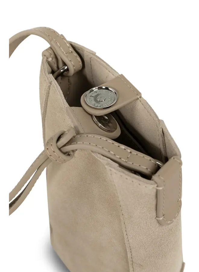 Yaya Suède telefoontasje 03-003107-602 - Sandstone Beige