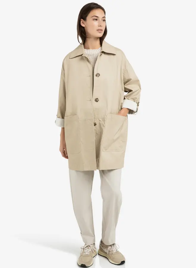 Oversized Trenchcoat 02-001069-602 - Sandstone Beige
