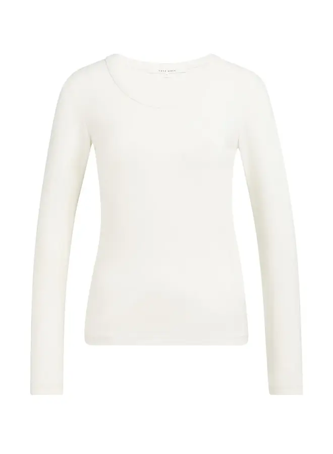 Yaya Top Lange Mouwen 01-719082-602 - Off White