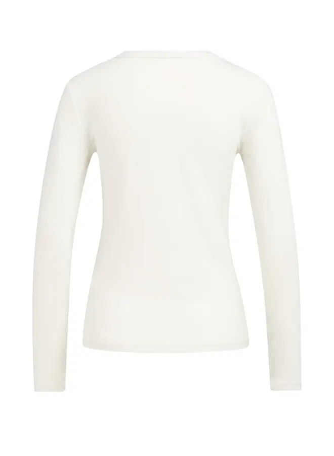 Yaya Top Lange Mouwen 01-719082-602 - Off White