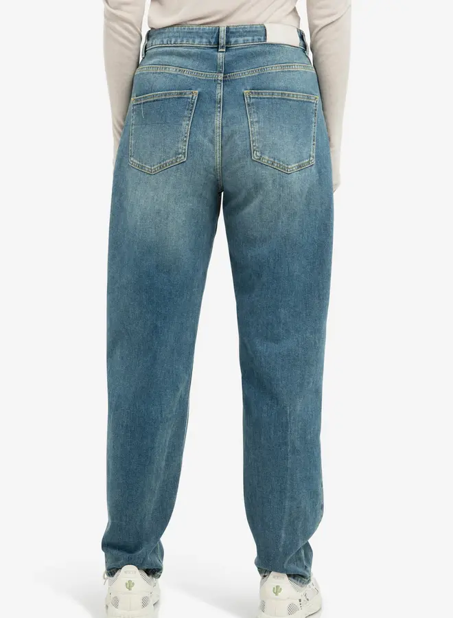 Yaya Jeans Cargo Wijde Pijpen 01-311130-602 - Blue Denim