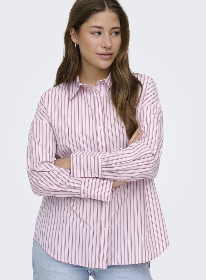 Blouse ONLOREGON ALVA 15367554 - Fuchsia Pink