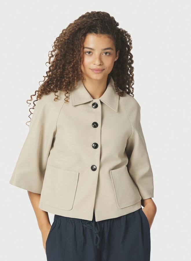 Neo Noir Kort Jasje Rosemma Trench 168093 - 123 Beige