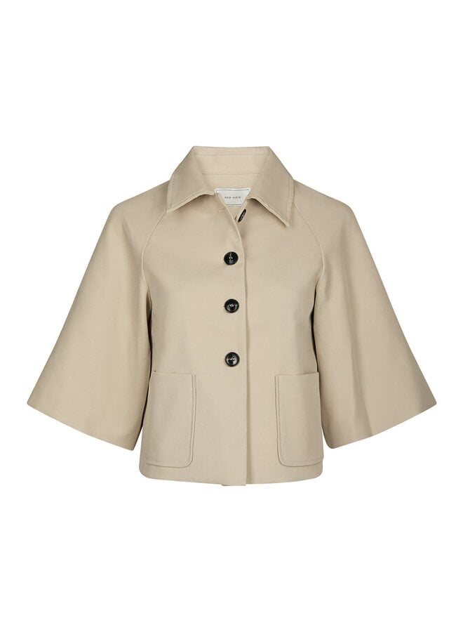 Neo Noir Kort Jasje Rosemma Trench 168093 - 123 Beige