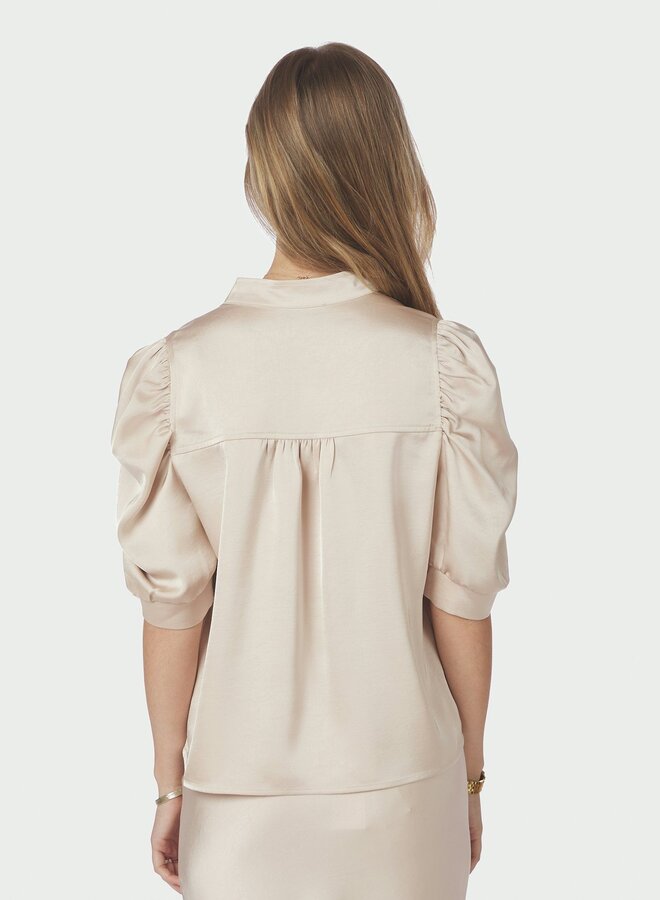 Neo noir Satijnen Blouse Roella 162590 - 720 Champagne