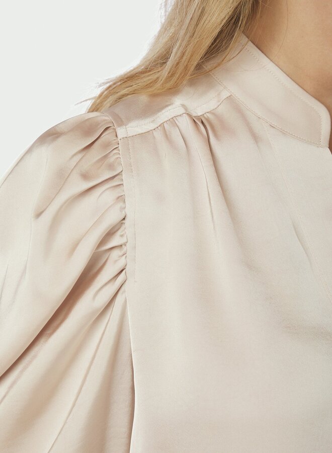 Neo noir Satijnen Blouse Roella 162590 - 720 Champagne