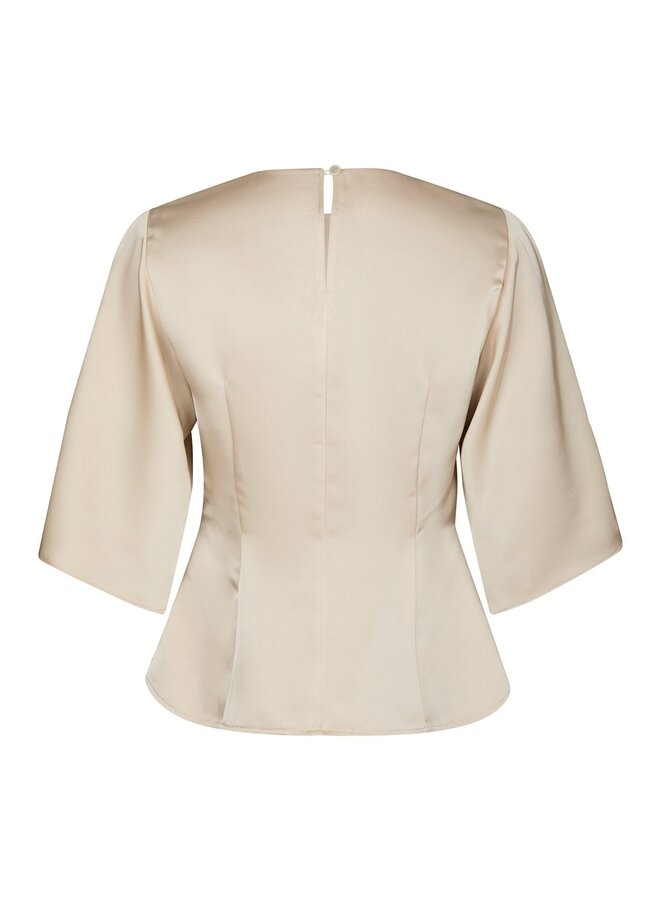 Neo noir Satijnen Blouse Remana 168002 - 720 Champagne