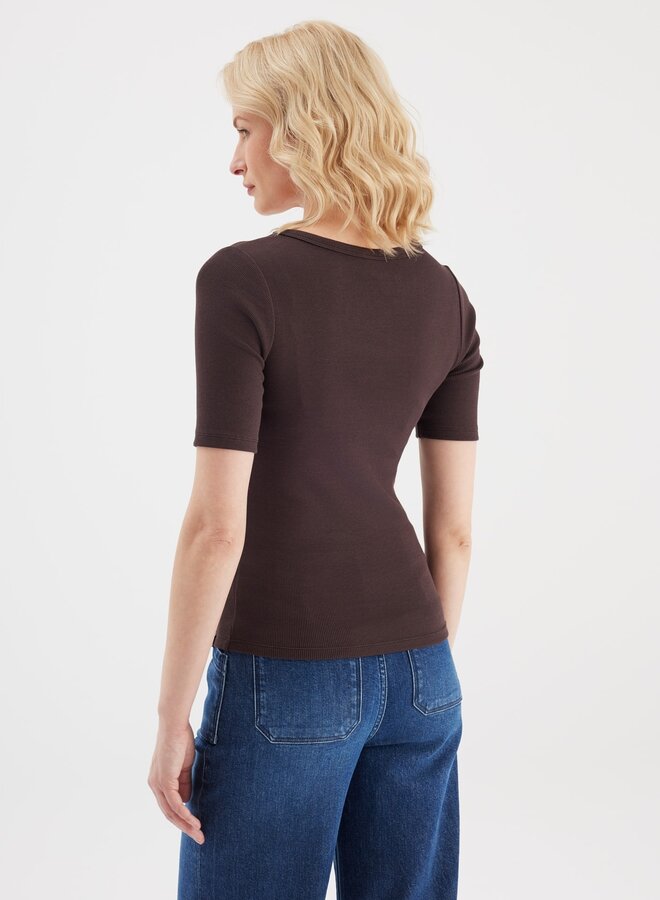 Cup Of Joe Top Alina - Chocolate Plum