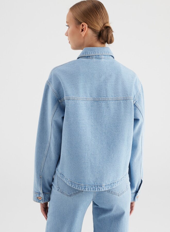 Cup Of Joe Spijkerjas Tamara Oversized - Light Blue