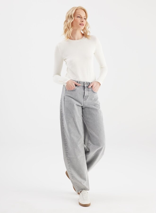Jeans Clara Balloon - Marble Grey