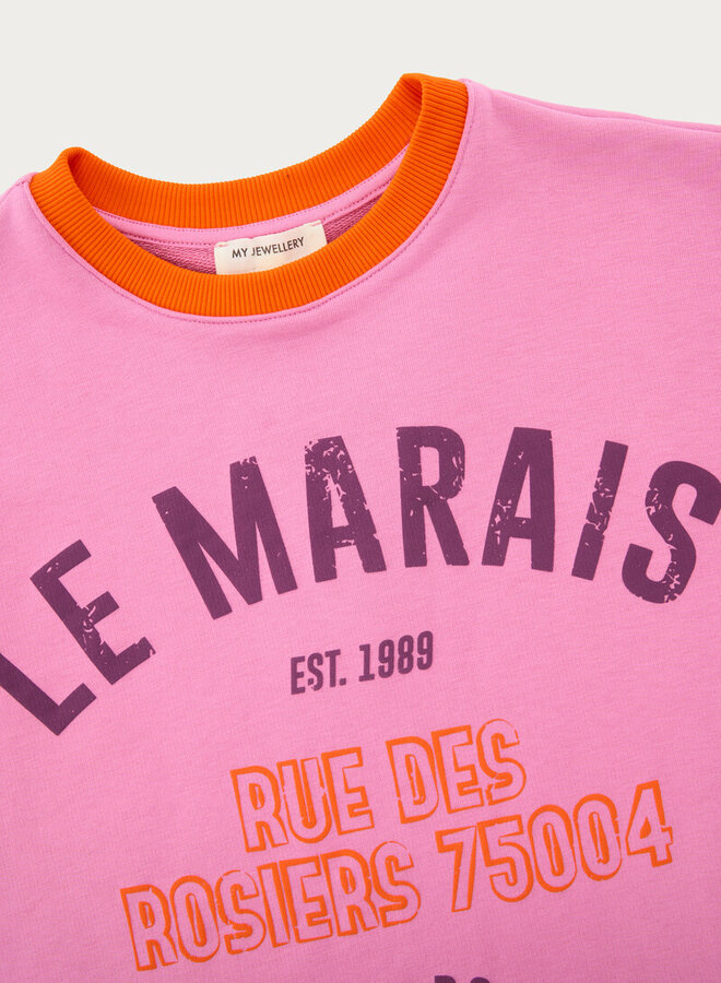 My Jewellery Trui Le Marais MJ156610800 - Roze