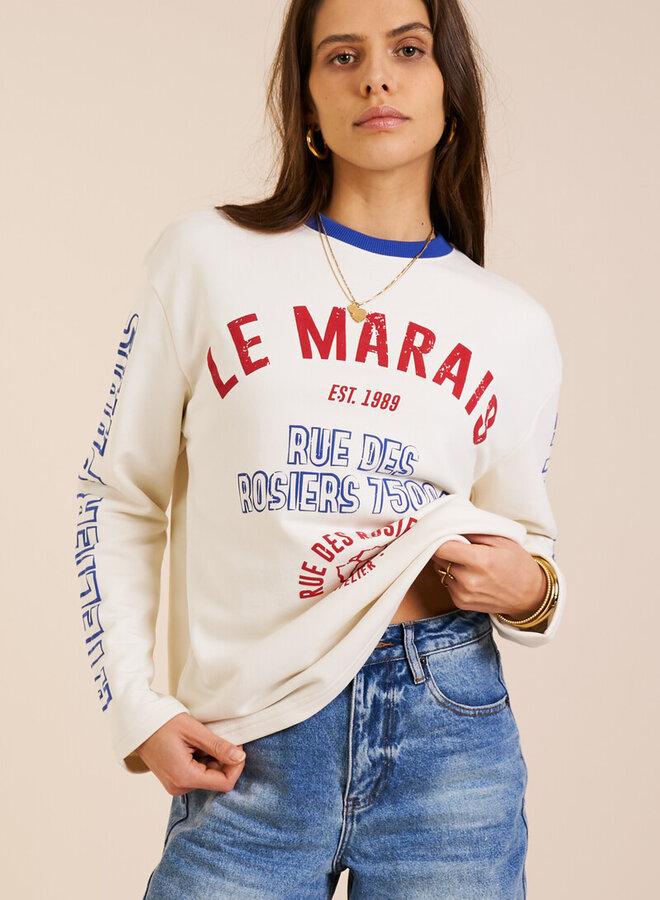 My Jewellery Trui Le Marais MJ156610900 - Wit