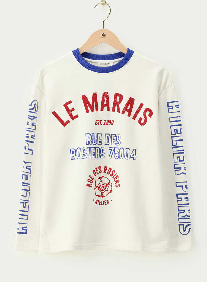 My Jewellery Trui Le Marais MJ156610900 - Wit