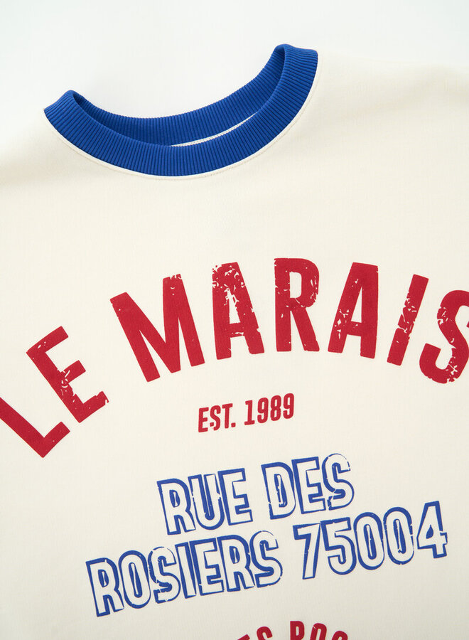 My Jewellery Trui Le Marais MJ156610900 - Wit