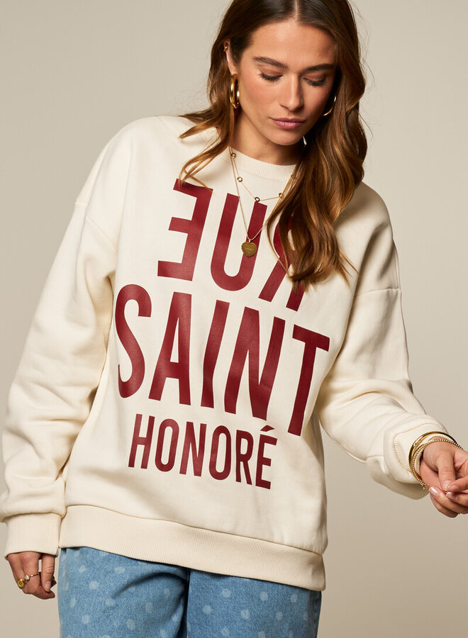 Trui Rue Saint Honore MJ15204-0900  - Wit