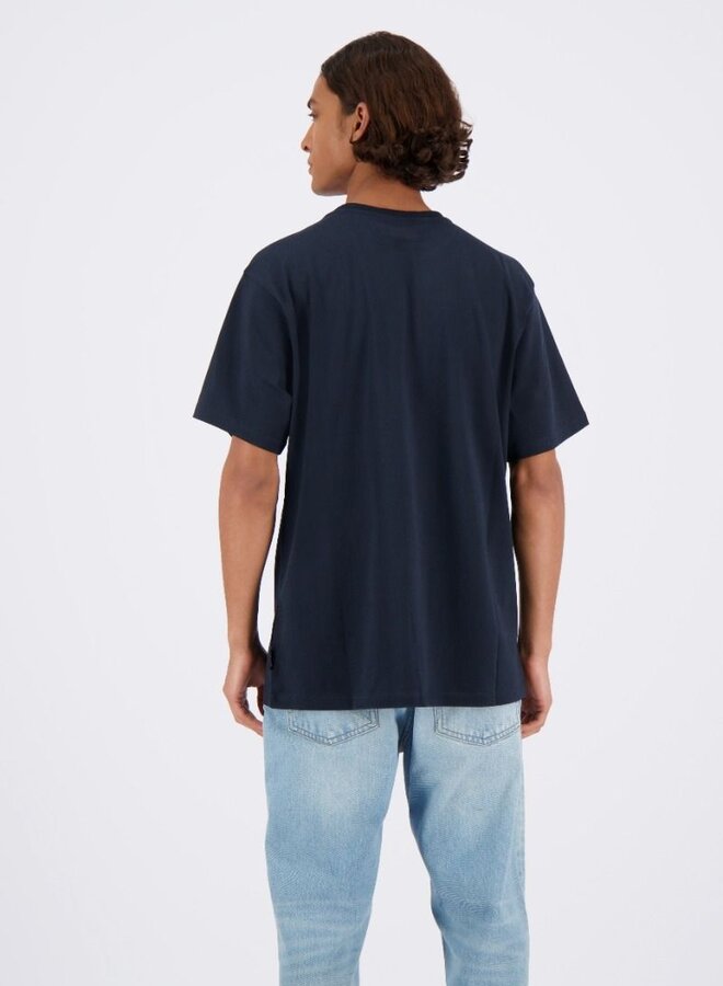 T-Shirt GEM1132 - Dark Navy Blue/ WhiteGEM1132 - Dark Navy Blue/ White