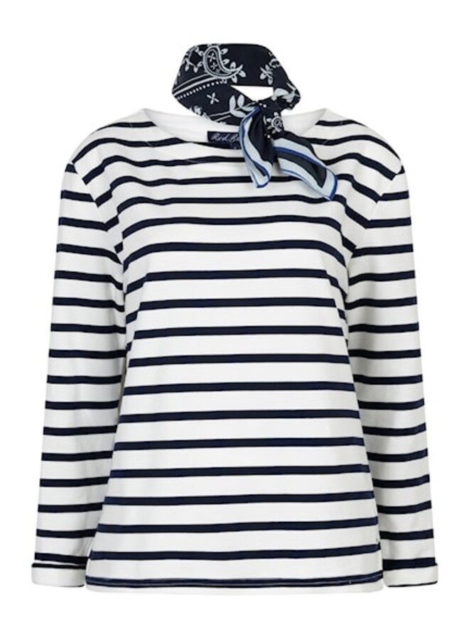 Red button Top Terry SRB4753B - Dark Blue