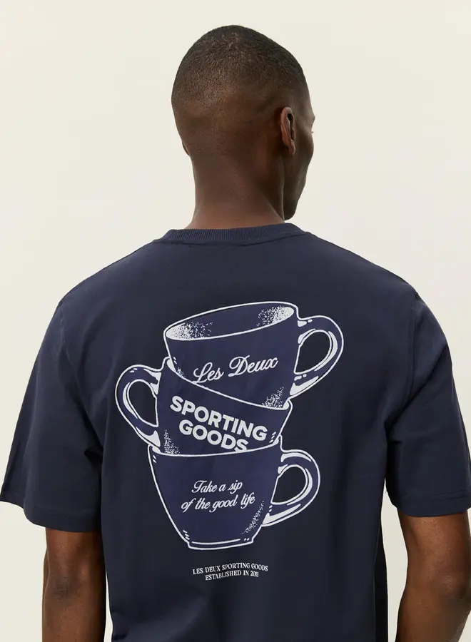 Les Deux T-Shirt Ben Artist 1001565 - Dark Navy